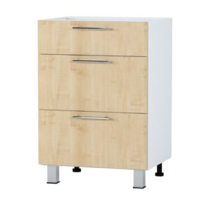 Corp de bucătărie înferior 600 3 sertare